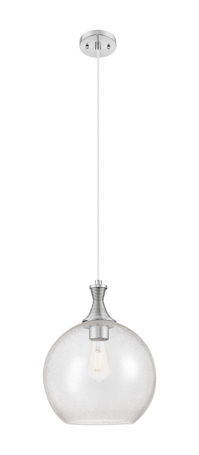 Innovations 415-1P-SN-G124-12 One Light Mini Pendant, Brushed Satin Nickel