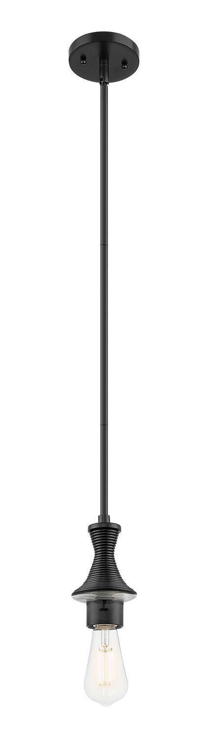 Innovations 415-1S-BK One Light Mini Pendant, Matte Black