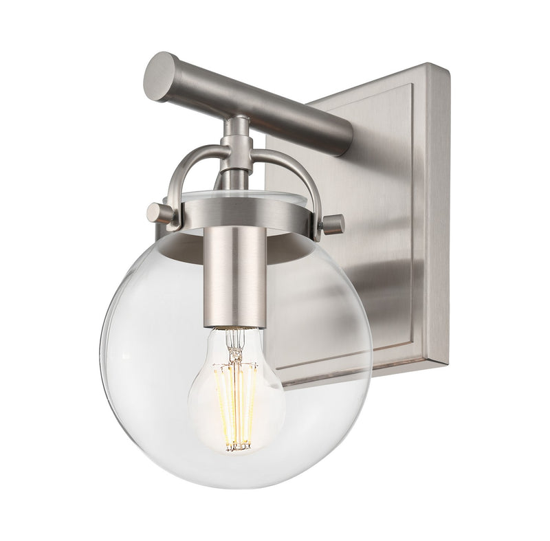 Innovations 416-1W-SN-G202-6 One Light Wall Sconce, Satin Nickel