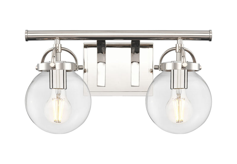 Innovations 416-2W-PN-G202-6 Two Light Bath Vanity, Polished Nickel