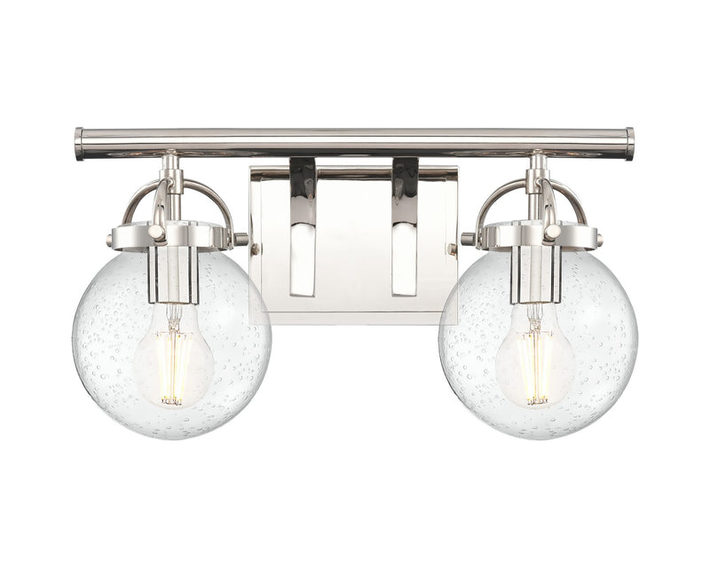 Innovations 416-2W-PN-G204-6 Two Light Bath Vanity, Polished Nickel