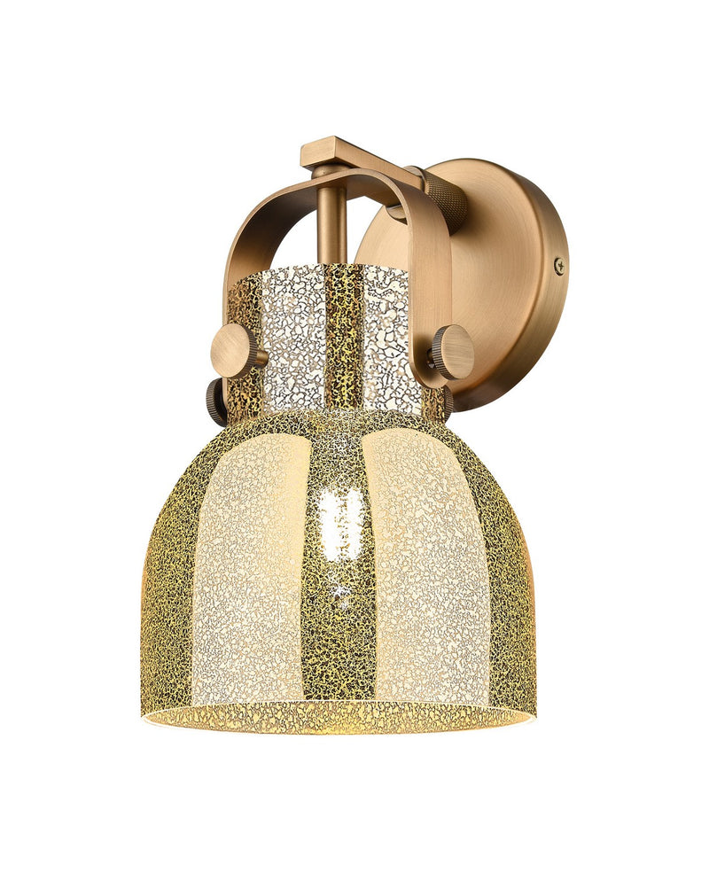 Innovations 423-1W-BB-G412-6ME One Light Wall Sconce, Brushed Brass