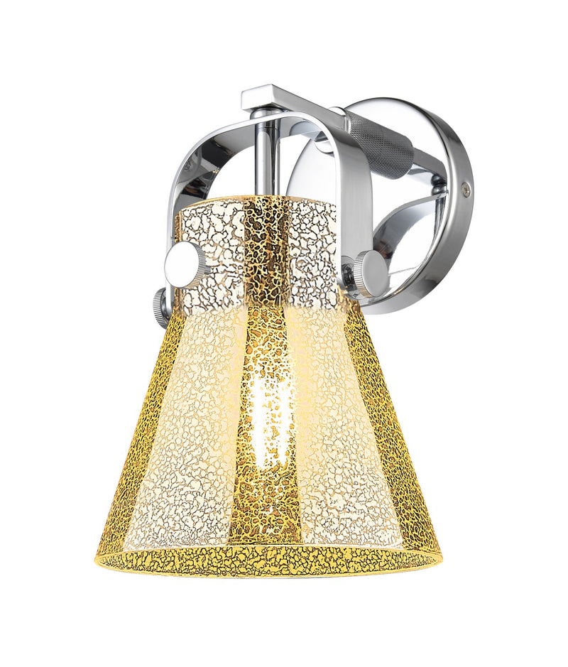 Innovations 423-1W-PC-G411-6ME One Light Wall Sconce, Polished Chrome