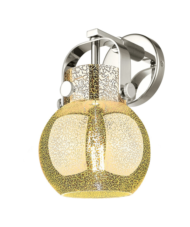 Innovations 423-1W-PN-G410-6ME One Light Wall Sconce, Polished Nickel
