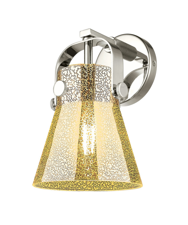 Innovations 423-1W-PN-G411-6ME One Light Wall Sconce, Polished Nickel