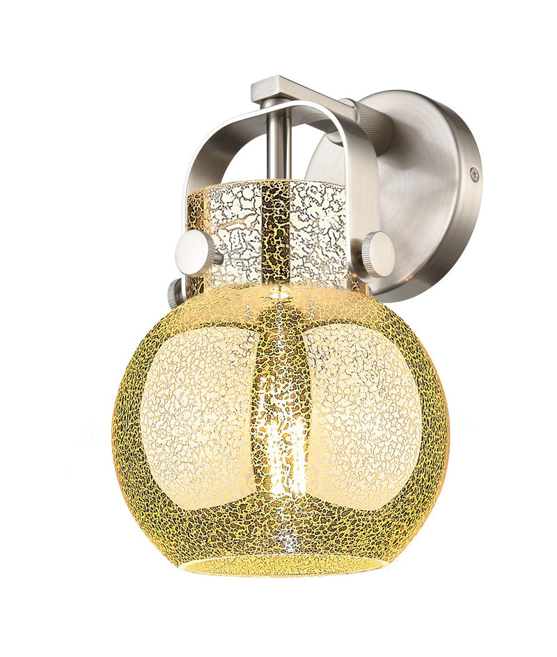 Innovations 423-1W-SN-G410-6ME One Light Wall Sconce, Satin Nickel
