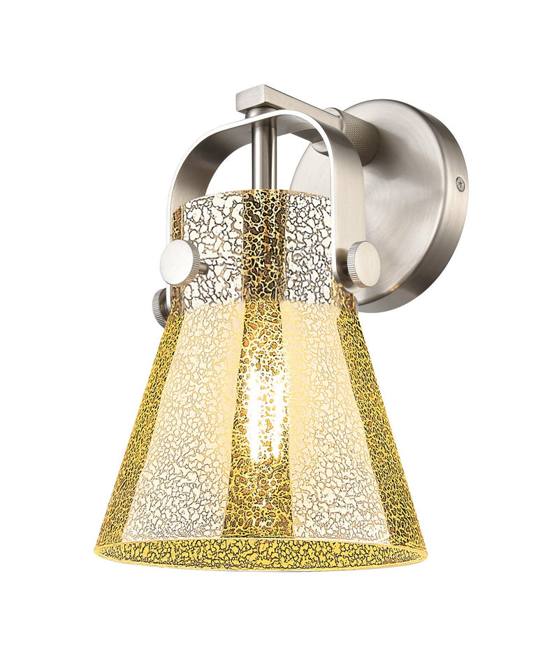 Innovations 423-1W-SN-G411-6ME One Light Wall Sconce, Satin Nickel