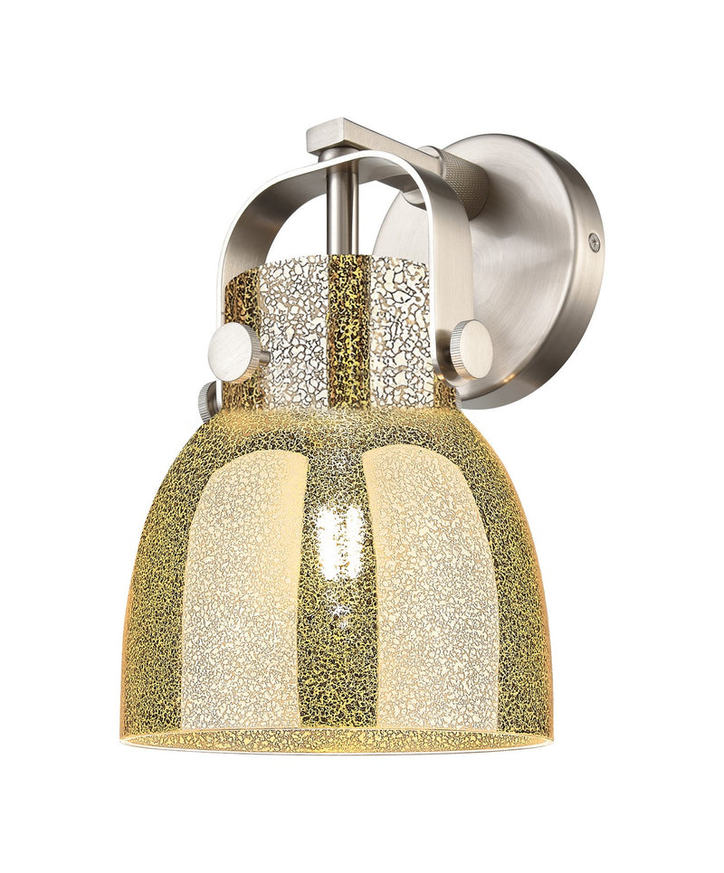 Innovations 423-1W-SN-G412-6ME One Light Wall Sconce, Satin Nickel