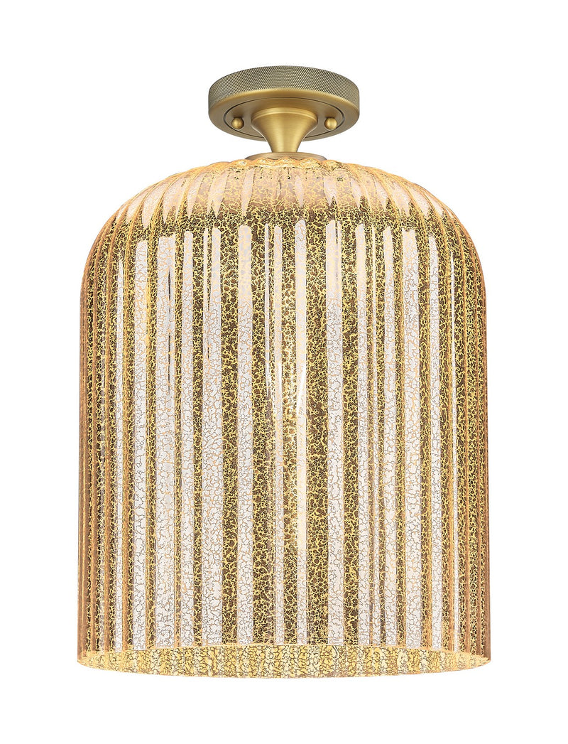 Innovations 434-1F-BB-G559-12ME One Light Flush Mount, Brushed Brass