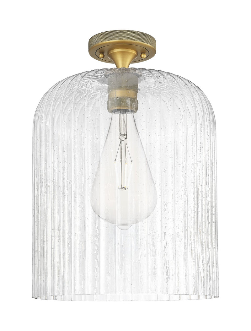 Innovations 434-1F-BB-G559-12SDY One Light Flush Mount, Brushed Brass