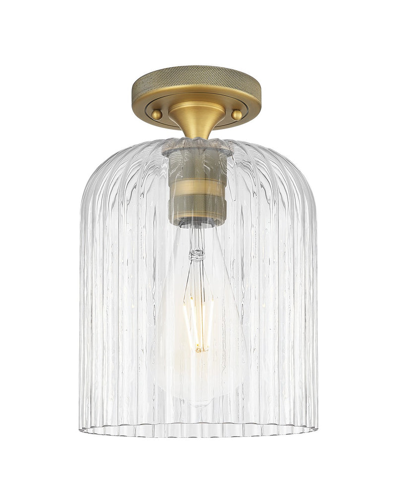 Innovations 434-1F-BB-G559-8CL One Light Flush Mount, Brushed Brass