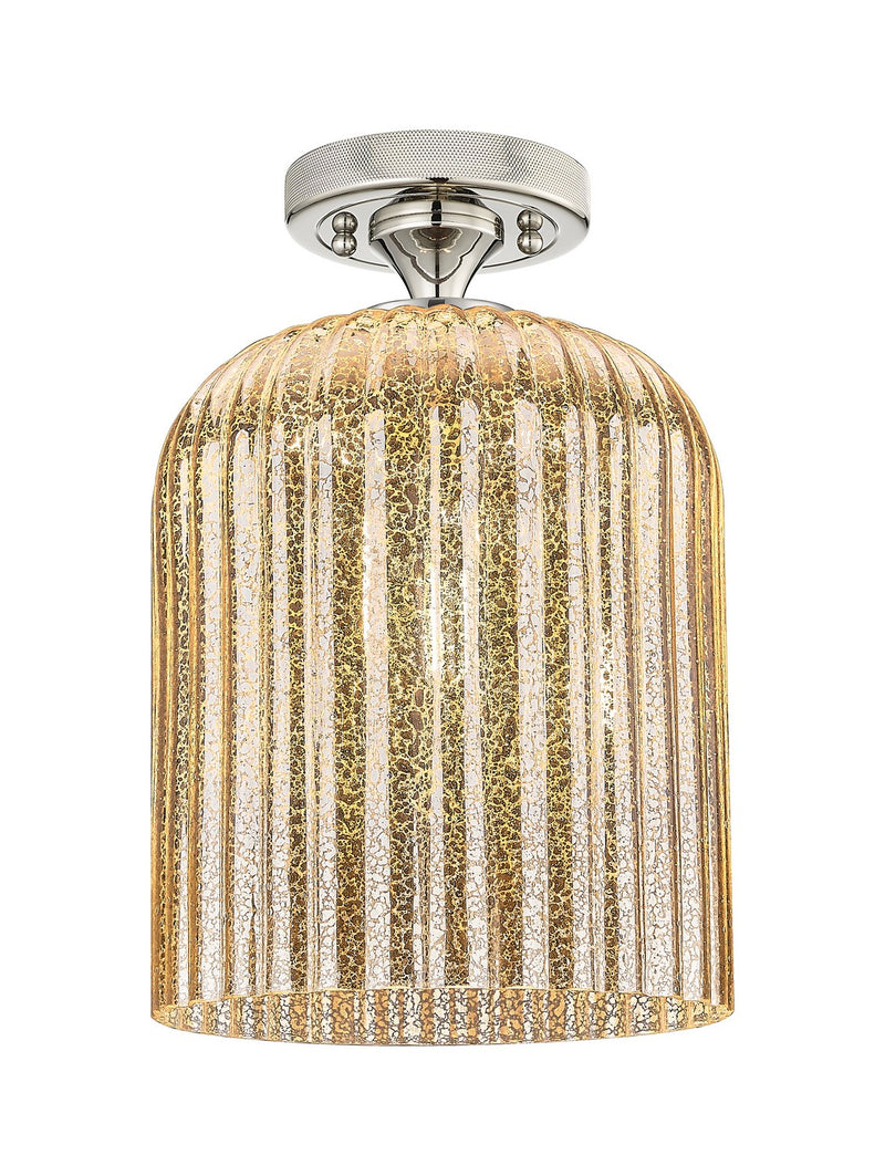 Innovations 434-1F-PN-G559-8ME One Light Flush Mount, Polished Nickel