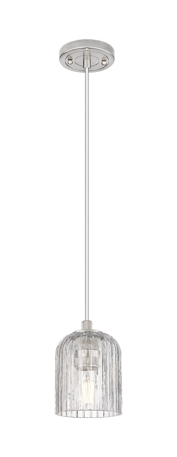 Innovations 434-1P-SN-G559-5CL One Light Pendant, Satin Nickel