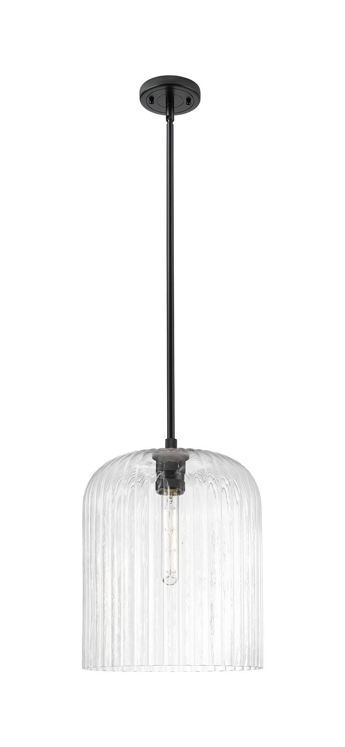 Innovations 434-1S-BK-G559-12CL One Light Pendant, Matte Black