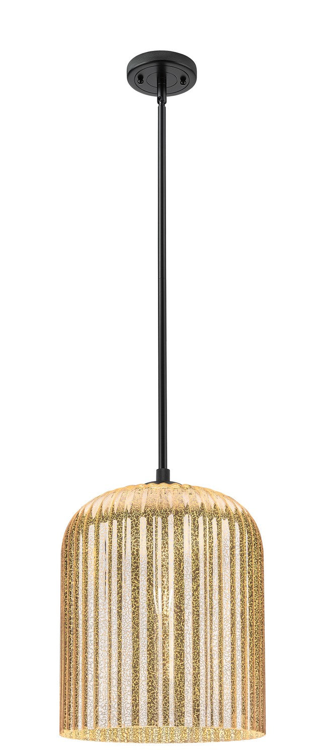 Innovations 434-1S-BK-G559-12ME One Light Pendant, Matte Black