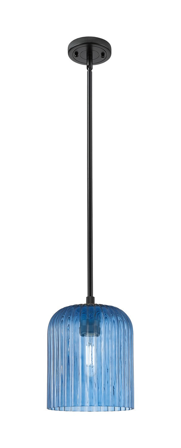 Innovations 434-1S-BK-G559-8BL One Light Pendant, Matte Black