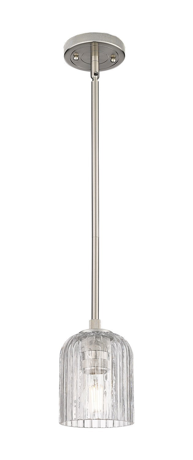 Innovations 434-1S-SN-G559-5CL One Light Pendant, Satin Nickel