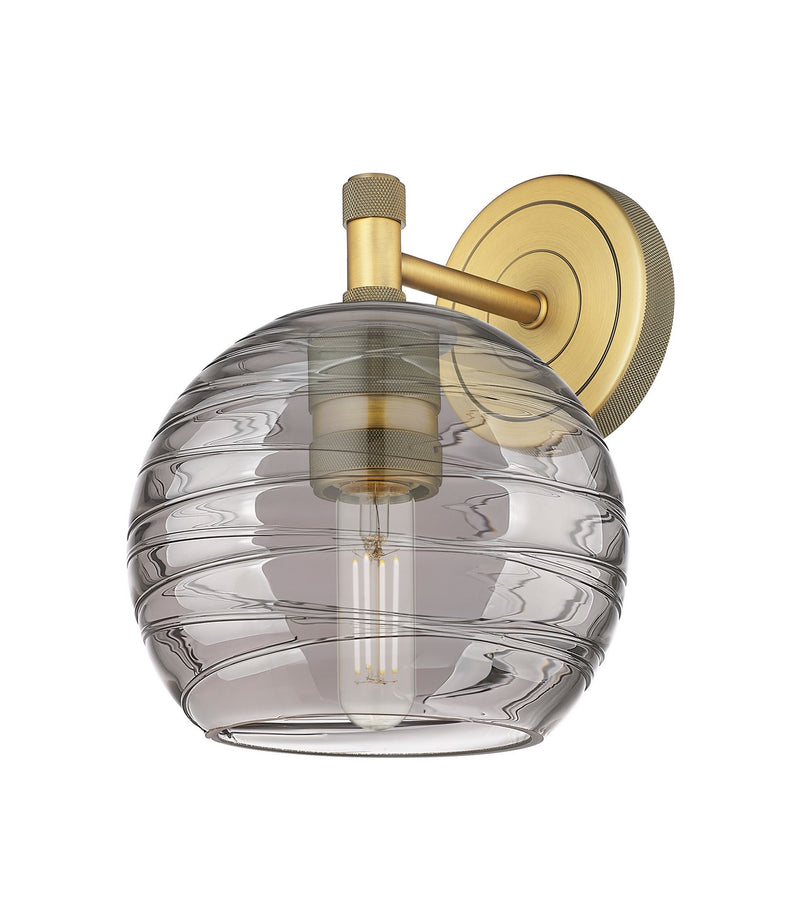 Innovations 434-1W-BB-G1213-6SM One Light Wall Sconce, Brushed Brass
