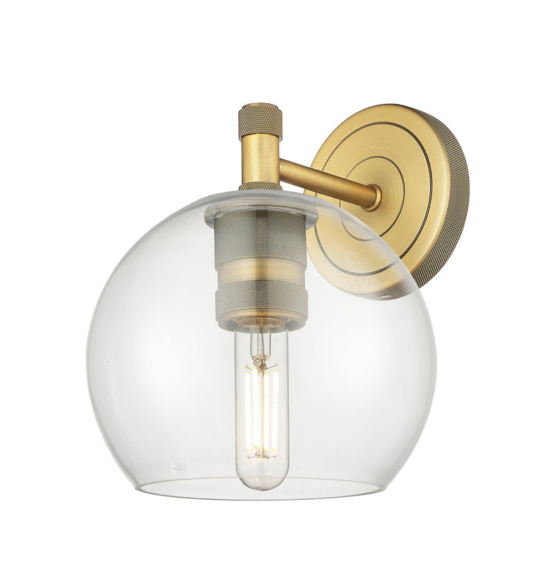 Innovations 434-1W-BB-G122-6 One Light Wall Sconce, Brushed Brass