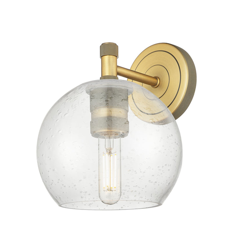 Innovations 434-1W-BB-G124-6 One Light Wall Sconce, Brushed Brass