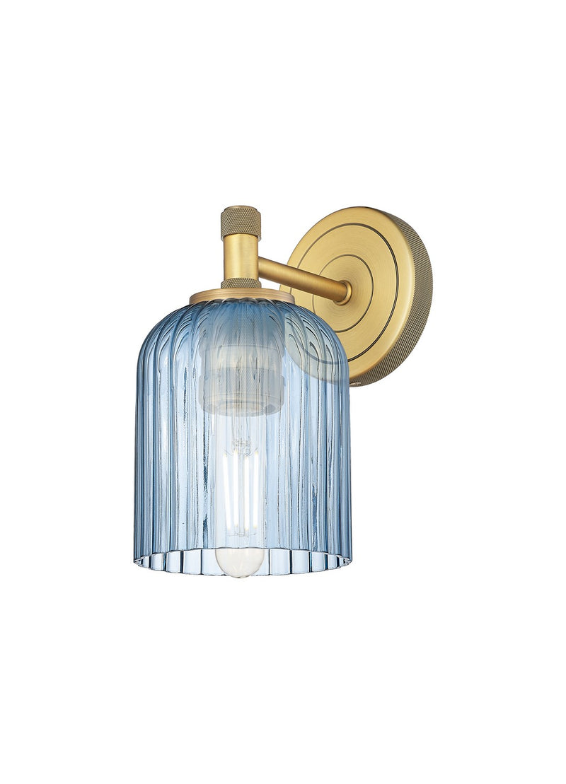 Innovations 434-1W-BB-G559-5BL One Light Wall Sconce, Brushed Brass
