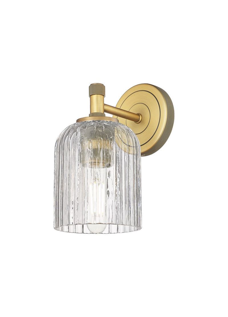 Innovations 434-1W-BB-G559-5CL One Light Wall Sconce, Brushed Brass