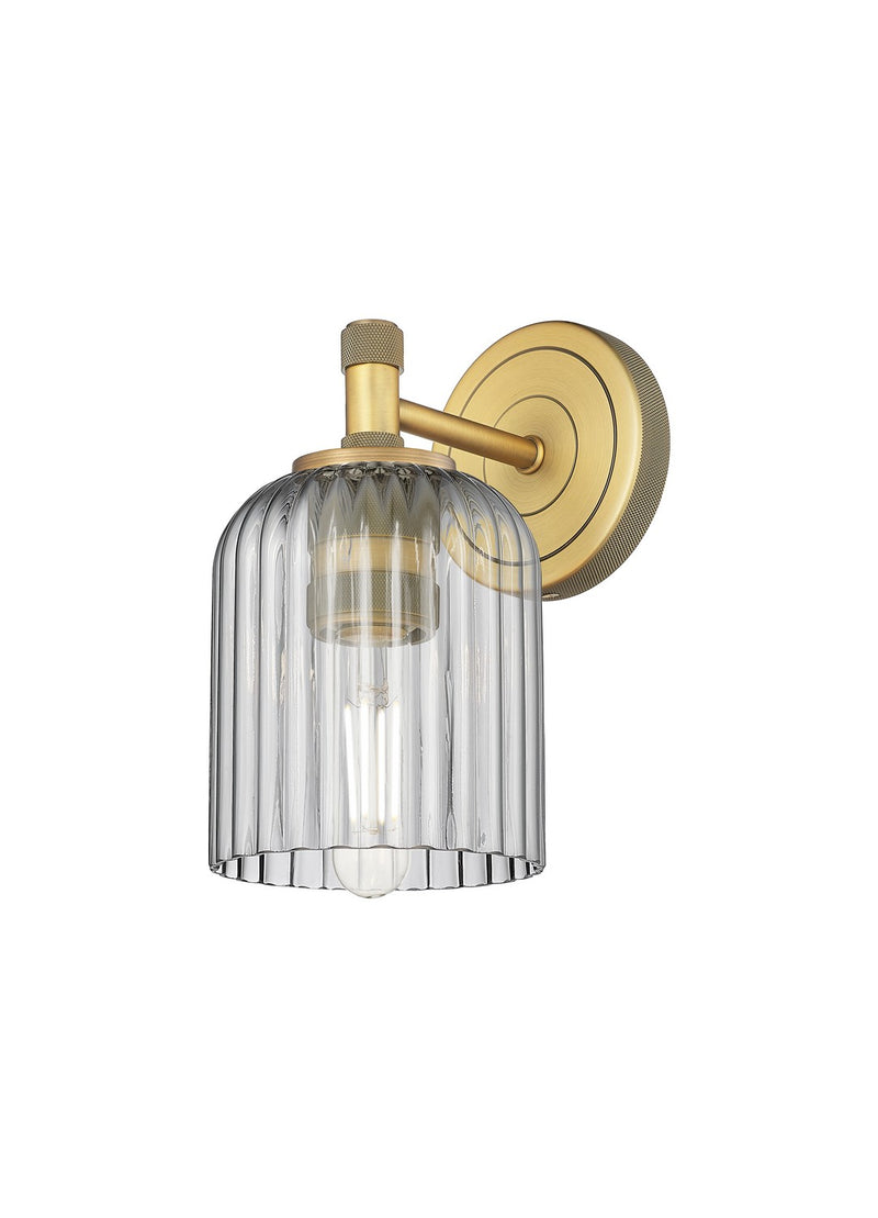 Innovations 434-1W-BB-G559-5SM One Light Wall Sconce, Brushed Brass