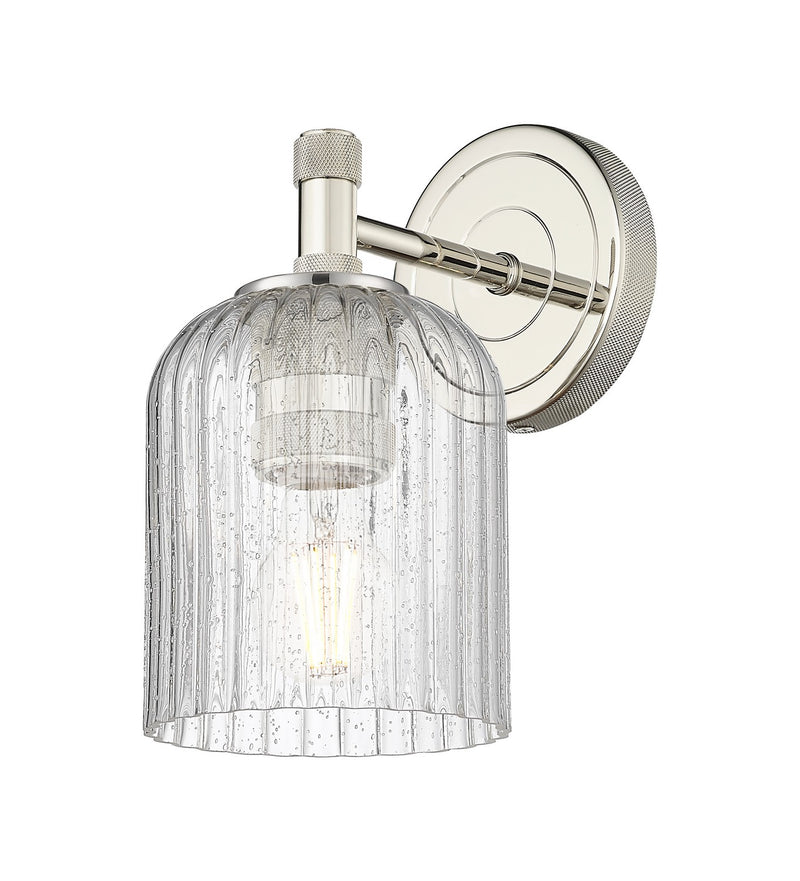 Innovations 434-1W-PN-G559-5SDY One Light Wall Sconce, Polished Nickel