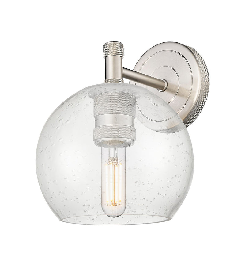 Innovations 434-1W-SN-G124-6 One Light Wall Sconce, Satin Nickel
