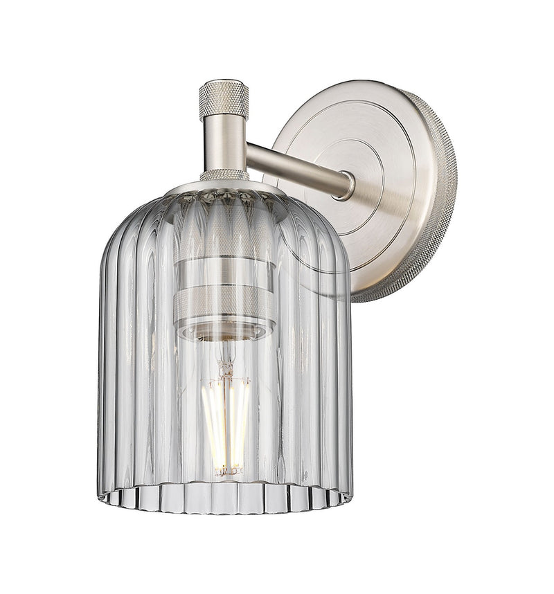 Innovations 434-1W-SN-G559-5SM One Light Wall Sconce, Satin Nickel