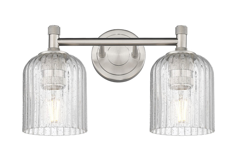 Innovations 434-2W-SN-G559-5SDY Two Light Bath Vanity, Satin Nickel