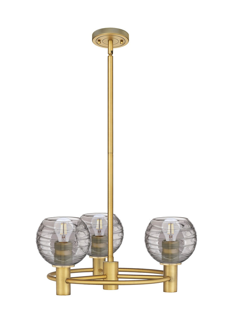 Innovations 434-3CR-BB-G1213-6SM Three Light Pendant, Brushed Brass