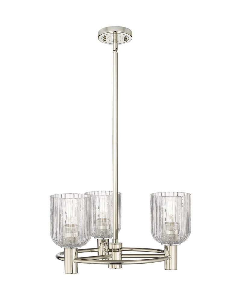 Innovations 434-3CR-PN-G559-5CL Three Light Pendant, Polished Nickel