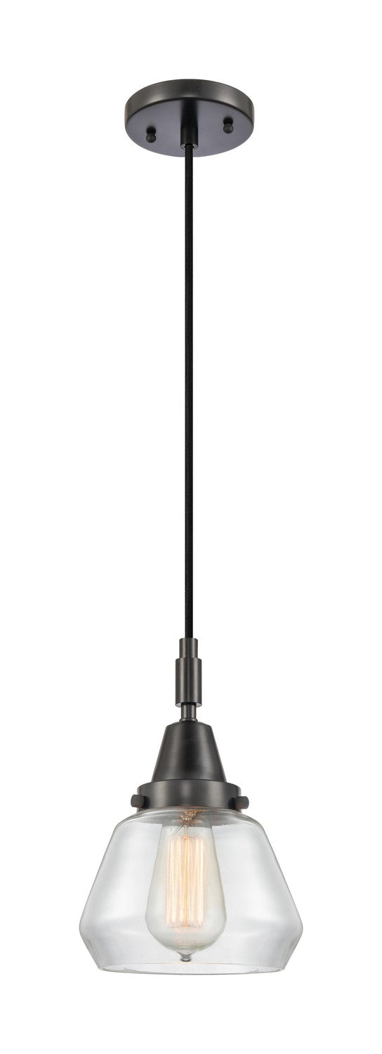 Innovations 447-1P-BK-G172 One Light Mini Pendant, Matte Black