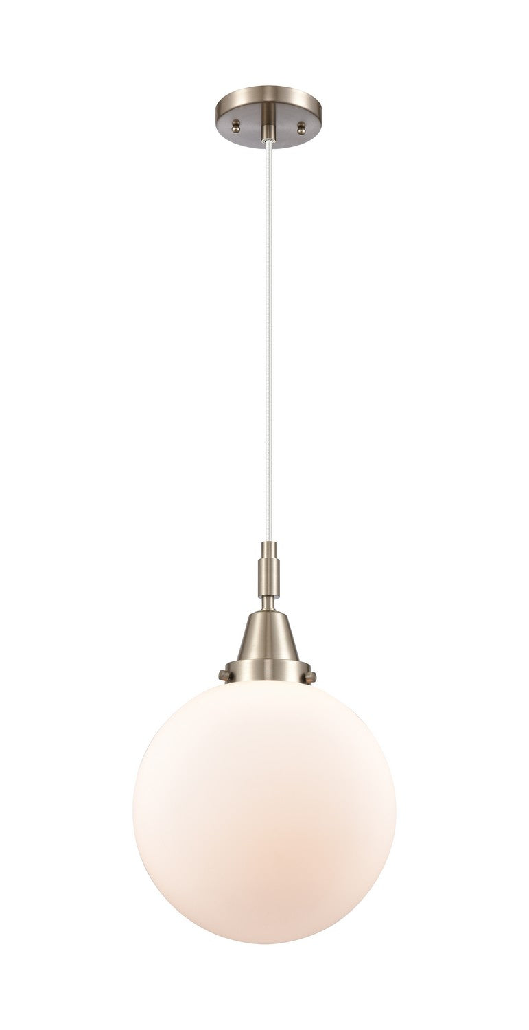 Innovations 447-1P-SN-G201-10 One Light Mini Pendant, Brushed Satin Nickel