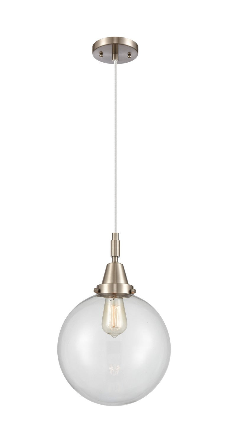 Innovations 447-1P-SN-G202-10 One Light Mini Pendant, Brushed Satin Nickel