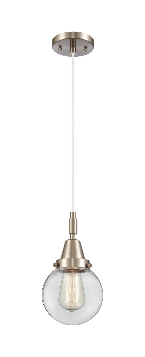 Innovations 447-1P-SN-G202-6 One Light Mini Pendant, Brushed Satin Nickel