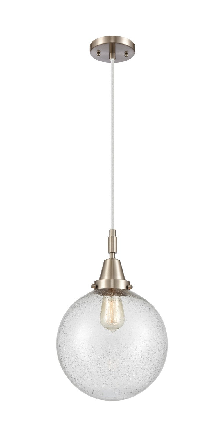 Innovations 447-1P-SN-G204-10 One Light Mini Pendant, Brushed Satin Nickel