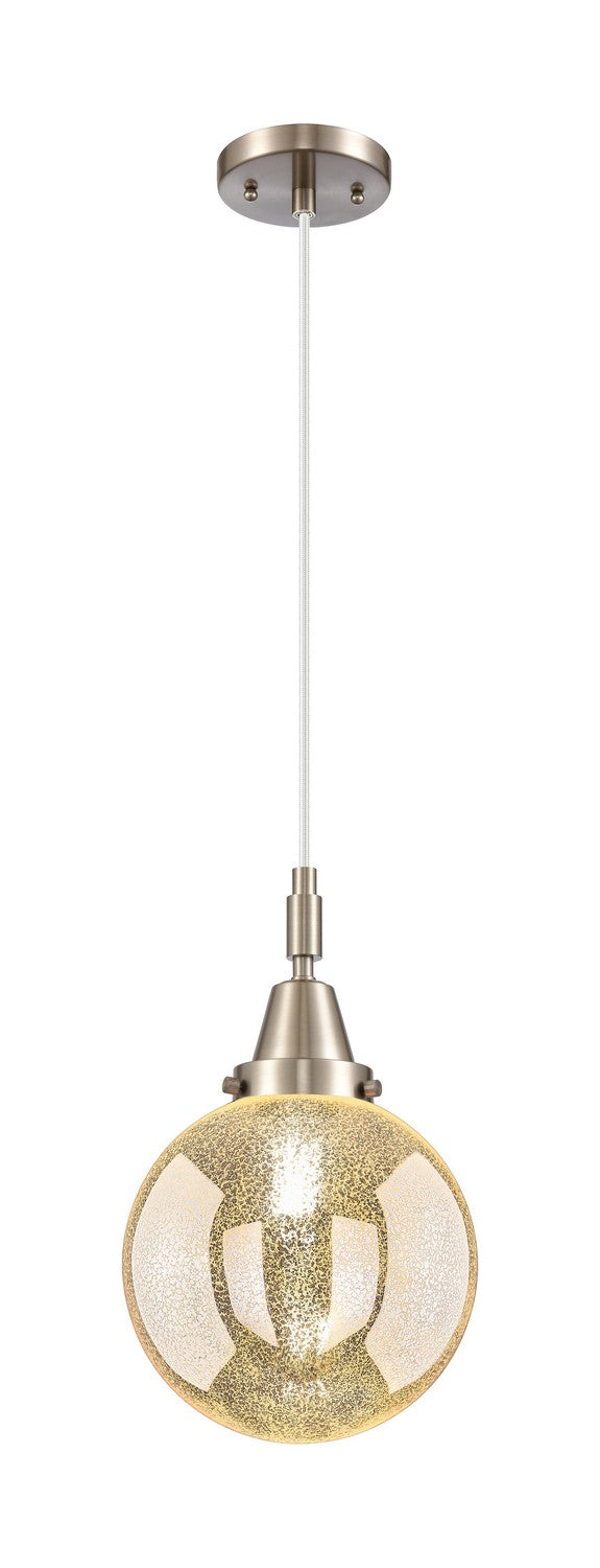 Innovations 447-1P-SN-G204-8 One Light Mini Pendant, Brushed Satin Nickel