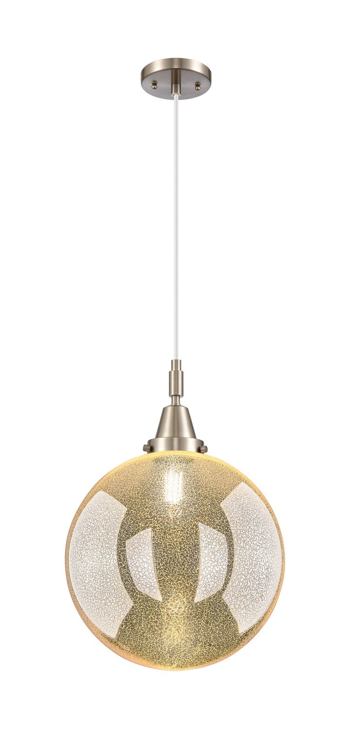 Innovations 447-1P-SN-G208-12 One Light Mini Pendant, Brushed Satin Nickel
