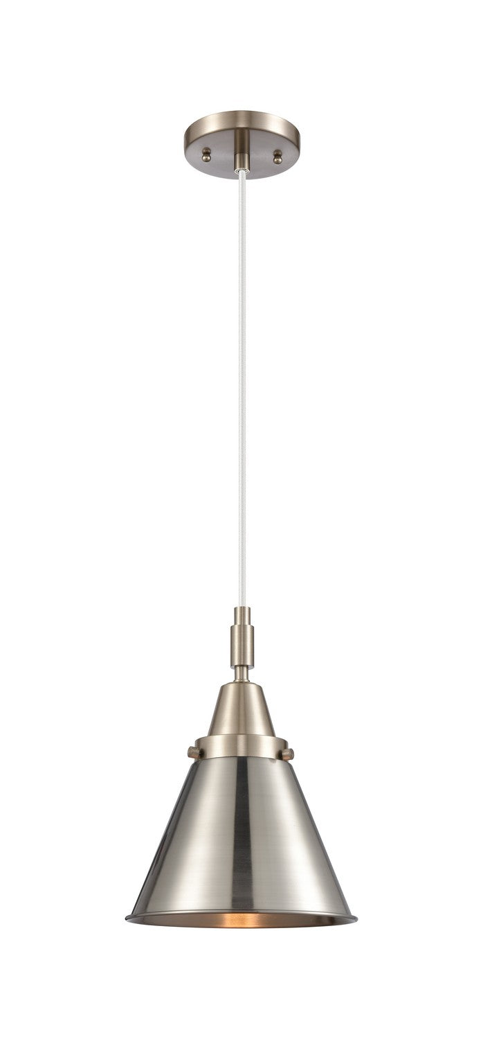 Innovations 447-1P-SN-M13-SN One Light Mini Pendant, Brushed Satin Nickel