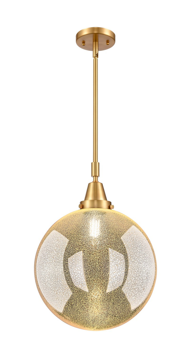 Innovations 447-1S-SG-G208-12 One Light Mini Pendant, Satin Gold
