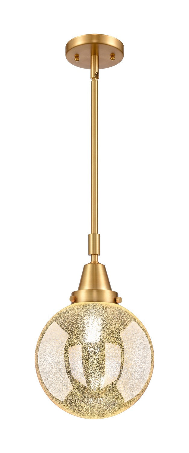 Innovations 447-1S-SG-G208-8 One Light Mini Pendant, Satin Gold
