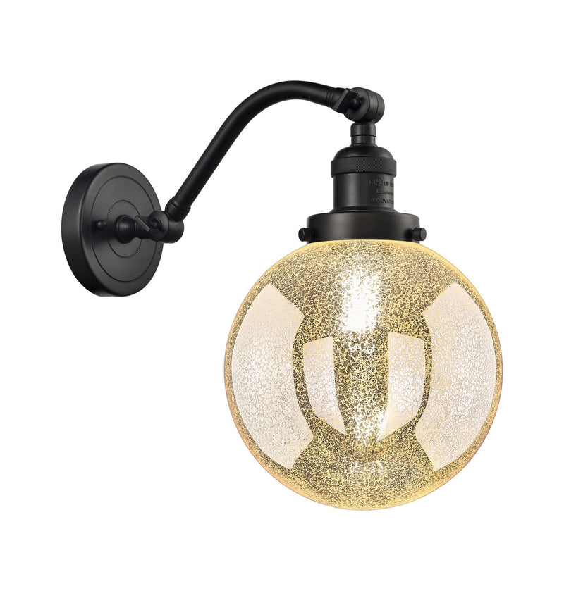 Innovations 515-1W-OB-G208-8 One Light Wall Sconce, Oil Rubbed Bronze