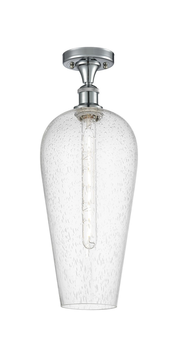 Innovations 516-1C-PC-G456-8SDY One Light Semi-Flush Mount, Polished Chrome