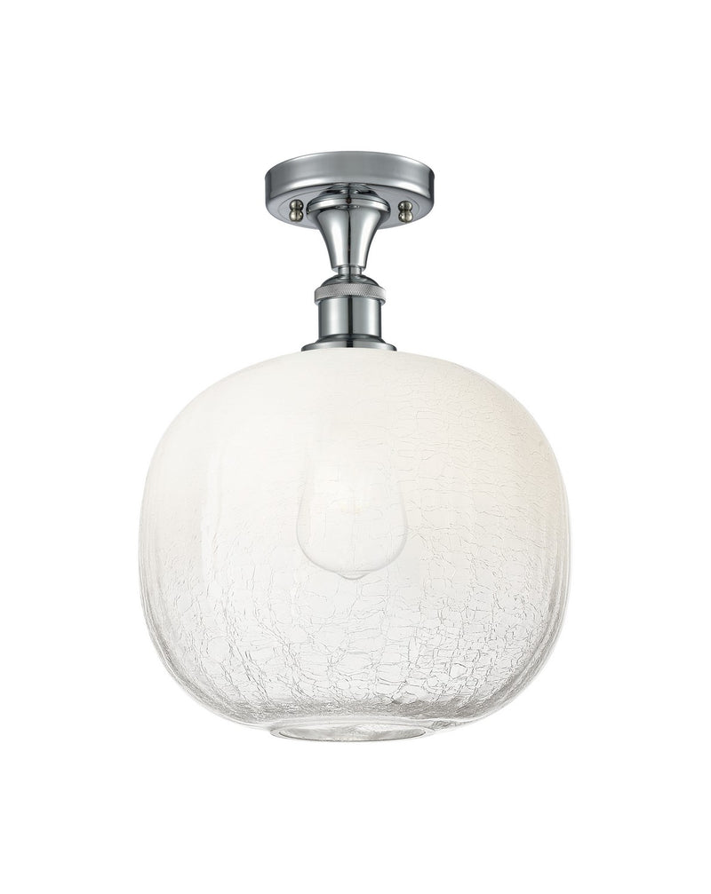 Innovations 516-1C-PC-G481-10OP One Light Semi-Flush Mount, Polished Chrome