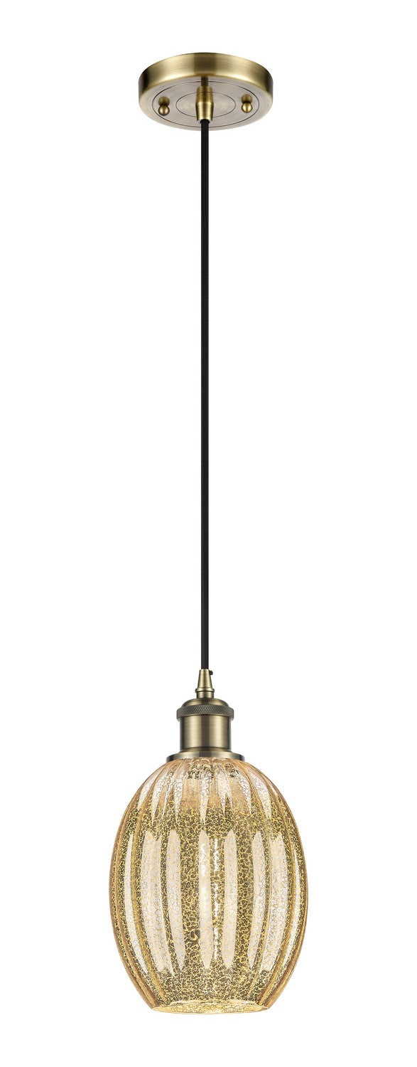 Innovations 516-1P-AB-G459-6ME One Light Mini Pendant, Antique Brass