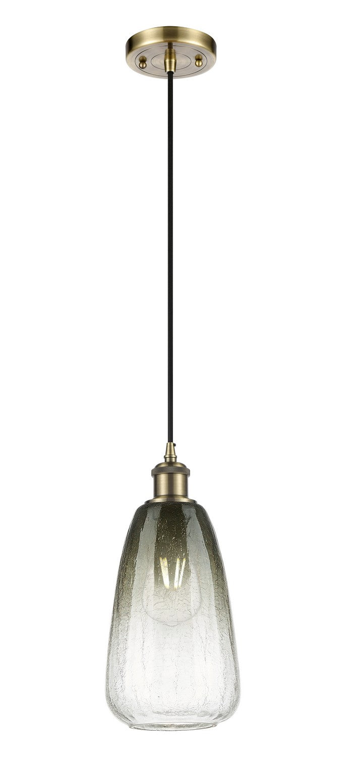 Innovations 516-1P-AB-G480-6SL One Light Mini Pendant, Antique Brass
