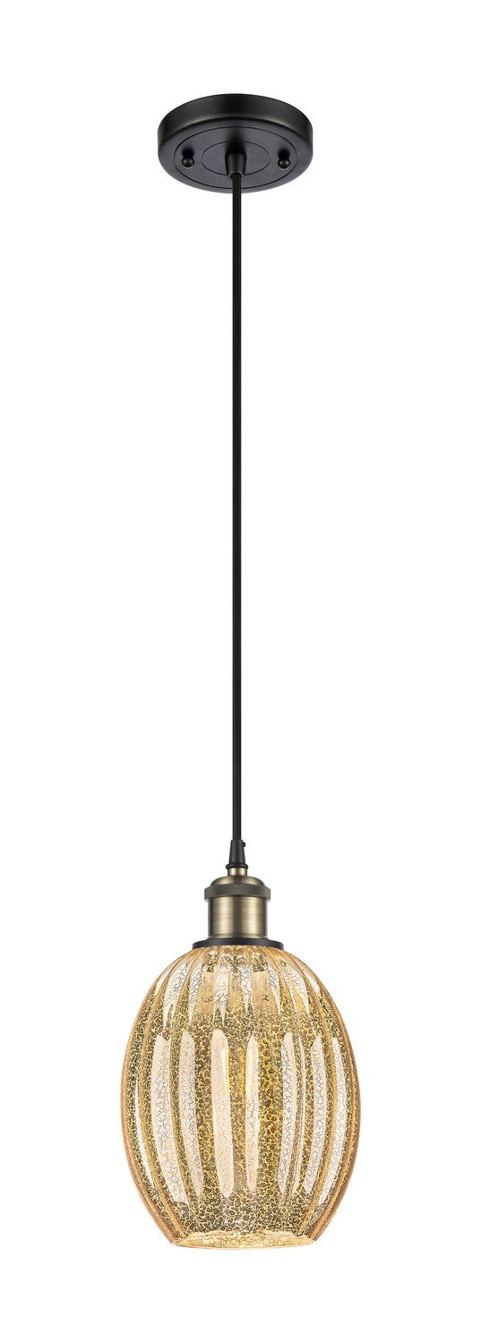 Innovations 516-1P-BAB-G459-6ME One Light Mini Pendant, Black Antique Brass