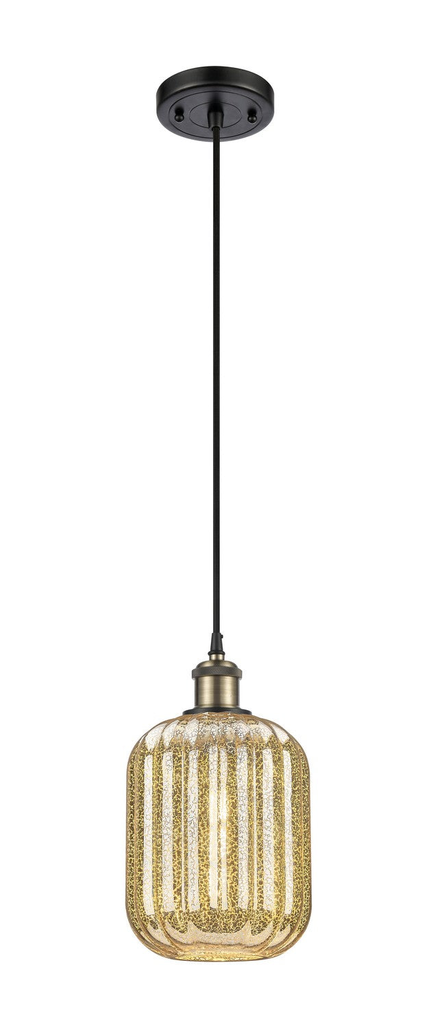Innovations 516-1P-BAB-G460-7ME One Light Mini Pendant, Black Antique Brass